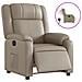 Poltrona Reclinabile Elettrica Cappuccino in Similpelle - Foto miniatura 1