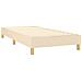 Giroletto a Molle con Materasso Crema 80x200 cm inTessuto - Foto miniatura 4