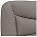 Letto con Materasso Tortora 200x200 cm in Tessuto - Foto miniatura 7