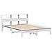 Letto Libreria senza Materasso Bianco 140x190 cm Legno di Pino - Foto miniatura 7