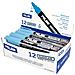 591295212 evidenziatore 12 pz Blu - Foto miniatura 1