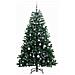 Albero Natale Incernierato con 300 LED e Palline 210 cm - Foto miniatura 4