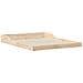 Struttura del letto Marrone 160 x 210 cm Legno di pino massello - Foto miniatura 1