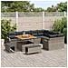 Set Divano da Giardino 12 pcs Grigio 100 x 100 x 71 cm - Foto miniatura 3