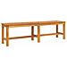 Set da Pranzo per Giardino 3 pcs Marrone 150 x 90 x 74 cm - Foto miniatura 5