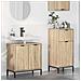 Set di mobili per il bagno con cassetto 2 pcs rovere sonoma - Foto miniatura 2