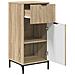 Set di mobili per il bagno con cassetto 2 pcs rovere sonoma - Foto miniatura 6