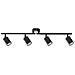 Faretto A 4 Luci Nyando Metallo Nero - Foto miniatura 2