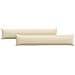 Cuscini da Divano 2 pcs Crema 200 x 40 cm Tessuto - Foto miniatura 1