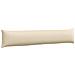 Cuscini da Divano 2 pcs Crema 200 x 40 cm Tessuto - Foto miniatura 5