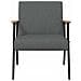 poltrona Grigio scuro 59 x 75 x 78 cm Tessuto - Foto miniatura 4