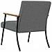 poltrona Grigio scuro 59 x 75 x 78 cm Tessuto - Foto miniatura 6