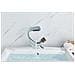 Rubinetto per lavabo da bagno, Blackswan, modello Waterfall M46, cromato /oro rosa, misura 19 cm - Foto miniatura 2
