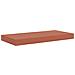 Scaffale da parete 4 pcs Rosso 50 x 23 x 4 cm Legno multistrato - Foto miniatura 6