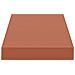 Scaffale da parete 4 pcs Rosso 50 x 23 x 4 cm Legno multistrato - Foto miniatura 8