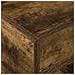 Tavolino Rovere fumé 40 x 40 x 56 cm Legno multistrato - Foto miniatura 8