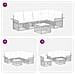 Set Divano da Giardino 6 pcs Beige polyrattan - Foto miniatura 8