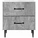 Armadio da Notte 2 pcs Grigio Cemento 43 x 34,5 x 47,5 cm - Foto miniatura 5