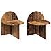 Comodino 2 pcs Legno antico 40 x 35,5 x 45,5 cm - Foto miniatura 1