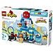 DUPLO Marvel 10464 Webquarters del Team Spidey, Giocattolo da Supereroi con Moto, 3 Personaggi, Regalo per Bambini da 2+ - Foto miniatura 2