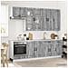 Unità Cucina KALMAR 8 pcs Sonoma grigio Legno ingegnerizzato - Foto miniatura 2