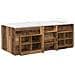 Struttura Letto Loft con Mobile 3 pz Legno antico - Foto miniatura 1