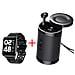 Smartwatch Kix-m Con Altoparlante Bt Duo /cuffie Tws Tutti Nero - Foto miniatura 1