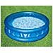58431NP Piscina Triangoli Soft Blu per Bambini 188x46 cm - Foto miniatura 3