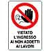 Cart. "vietato Ingresso"60x40po - Foto miniatura 3