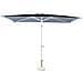 Ombrellone Da Giardino 2 X 3 Palo Centrale Telo Grigio Per Esterno Ristorante Gelateria Bar Hotel Albergo - Foto miniatura 1