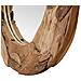 Specchio Decorativo In Legno Di Teak 80 Cm Rotondo - Foto miniatura 7
