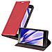 Custodia Compatibile Con Sony Xperia Z5 In Rosso Mela - Coperchio Protettiva Con Chiusura Magnetica, Funzione Stand E Tasca Per Le Carte - Foto miniatura 1