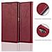 Custodia Compatibile Con Sony Xperia Z5 In Rosso Mela - Coperchio Protettiva Con Chiusura Magnetica, Funzione Stand E Tasca Per Le Carte - Foto miniatura 6