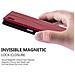 Custodia Compatibile Con Sony Xperia Z5 In Rosso Mela - Coperchio Protettiva Con Chiusura Magnetica, Funzione Stand E Tasca Per Le Carte - Foto miniatura 7