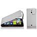 Custodia Compatibile Con Nokia Lumia 1320 In Magnesio Bianco - Coperchio Protettivo In Design Flip Realizzato In Similpelle Testurizzata - Foto miniatura 4