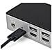 Docking Station Universale per Laptop USB-C / 4x USB-A 3.2 / 3x HDMI per Triplo Monitor 4K Nero / Grigio + Power Delivery 85W - Foto miniatura 5