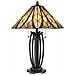 Lampada Da Tavolo Tiffany, Valiant Bronze, E27 - Foto miniatura 3