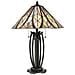 Lampada Da Tavolo Tiffany, Valiant Bronze, E27 - Foto miniatura 4
