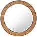 Specchio Da Parete 60 Cm In Legno Di Teak Rotondo - Foto miniatura 1