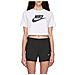 Top Donna Sportswear Essential Bianco Taglia L Codice Bv6175-100 - Foto miniatura 1