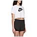 Top Donna Sportswear Essential Bianco Taglia L Codice Bv6175-100 - Foto miniatura 2