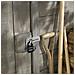 7804704EURD, Key lock, Keyed to differ, Fence, Garage, Gate, Shed, Storage locker, Workshop, Nero, Acciaio, Acciaio - Foto miniatura 5