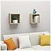 Mensole a Cubo 2 pz Rovere Sonoma 30x15x30 cm - Foto miniatura 1