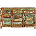 Credenza 110x30x65 in Legno Massello di Recupero - Foto miniatura 2