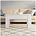 Tavolino Da Salotto Bianco 101x49x52 Cm In Legno Multistrato - Foto miniatura 3