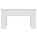 Tavolino Da Salotto Bianco 101x49x52 Cm In Legno Multistrato - Foto miniatura 5