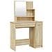 Set Tavolo Da Toeletta Rovere Sonoma 86,5x35x136 Cm - Foto miniatura 8
