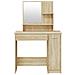 Set Tavolo Da Toeletta Rovere Sonoma 86,5x35x136 Cm - Foto miniatura 9