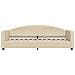 Divano Letto Con Materasso Crema 80x200 Cm In Tessuto - Foto miniatura 7