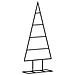 Albero Di Natale Decorativo In Metallo Nero 60 Cm - Foto miniatura 2